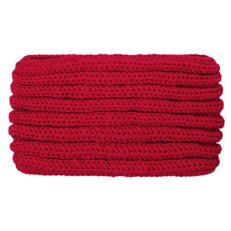 Hoofdband Winter Knot|Rood|Gebreide haarband|Warme hoofdband haarband