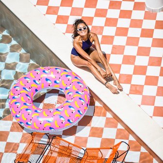 XL Swim ring Tropical Toucan|Water toys|Pink toucan banana|Pool Float