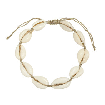 Anklet Shell Beach|White Gold