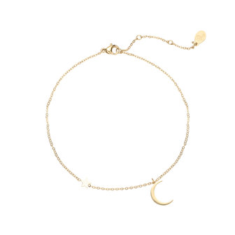  Anklet Moonlight|Gold colored