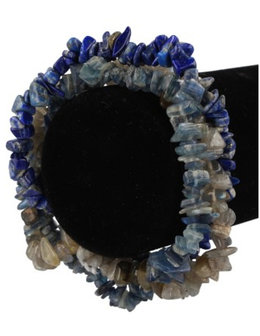 Split bracelet Strength|crystal jewellery|Sodalite Labradorite Kyanite