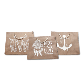 Beach Bag Free Spirit|Brown jute bag