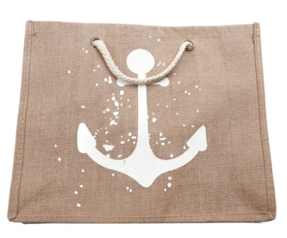 Beach Bag Sail Away|Brown jute bag