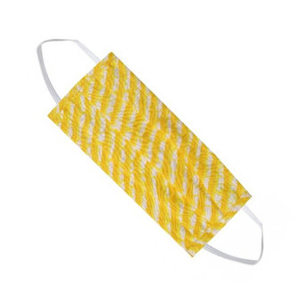 Yellow washable face mask basic|Fabric mouth mask|Reusable Lavable