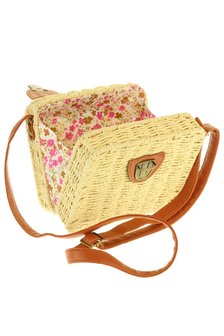 Hand-made rattan bag Square|Small women&#039;s shoulderbag