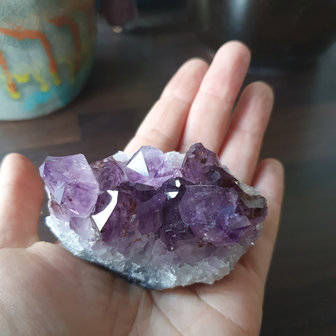 Amethyst Uruguay|Crystallized gemstone|150 - 200 gram