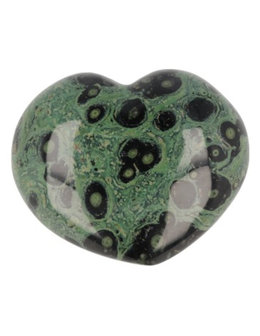 Crystal heart Kambaba Jasper|303 gram|Nebula jasper