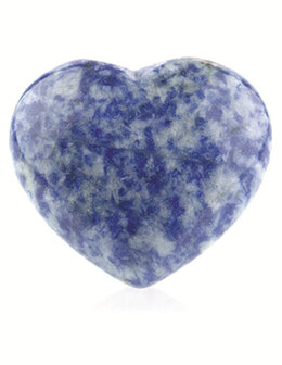 Crystal heart Sodalite|45 mm|Self confidence self respect