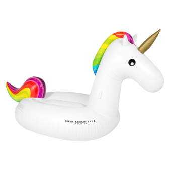 Inflatable Unicorn XL|Opblaasfiguur|Waterspeelgoed|Eenhoorn regenboog|Extra groot formaat