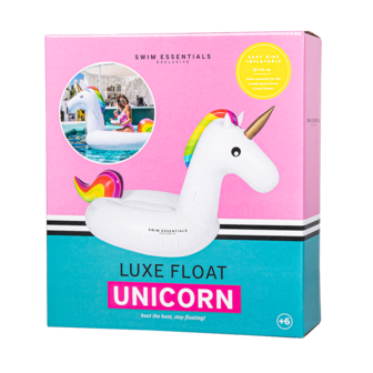 Inflatable Unicorn XL|Opblaasfiguur|Waterspeelgoed|Eenhoorn regenboog|Extra groot formaat