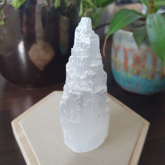 Selenite Iceberg tower|Middle 10-12cm|Inner peace Balance Protection