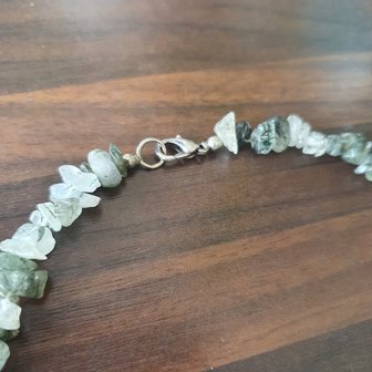 Rutile quartz split necklace|crystal jewellery