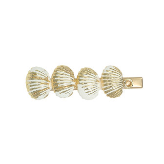 Hair clips Summer Shell|Gold|Sea shells