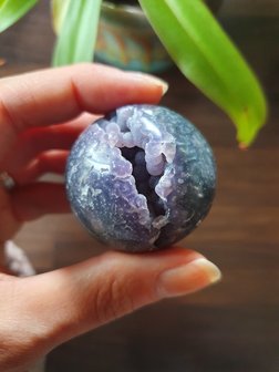 Grape Agate Sphere|Crystal ball|A-Quality|Small 4-5 cm