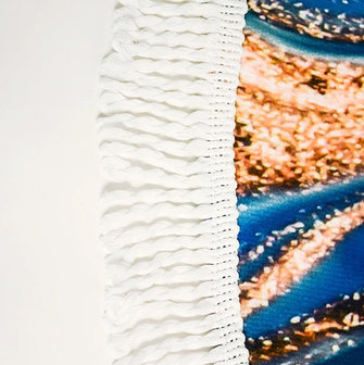 Beach roundie Watercolor|Badstof Microfiber|Extra dikke kwaliteit|Ibiza ronde handdoek|Rond...