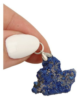 Gemstone pendant Azurite rough|blue|Raw crystal