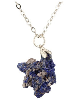 Gemstone pendant Azurite rough|blue|Raw crystal