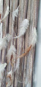 Dreamcatcher Boho Love|Rose Quartz Crystal|Handmade 25cm