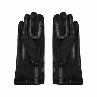 Soft women&#039;s gloves Scotland|Black leatherlook