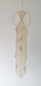 Dreamcatcher Lemuria|Lemurian Quartz Crystal|Handmade 25cm