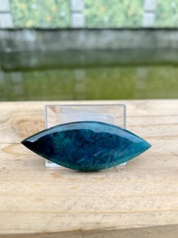 Blauwe Opaal versteend hout|Cabochon cabs