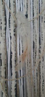 Dreamcatcher Moon child|Rainbow Moonstone Clear Quartz Crystals|Handmade 32cm