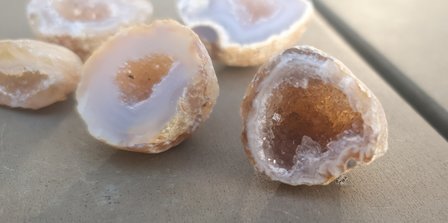 Agaat geode klein|Druzy kristal|1-2cm