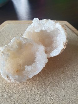 Bergkristal geode klein|Setje|Druzy kristal|3-5cm