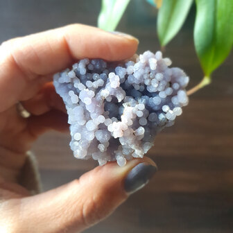 Ruwe Druif Agaat|Zeldzame edelsteenl|A-Kwaliteit|Grape Agate|4-5 cm