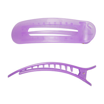 Haarclips Lilac Love|Grote haarklemmen|2 stuks