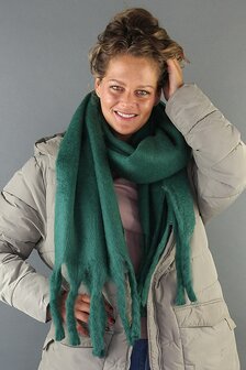 Warme damessjaal Between|Groen|Wintersjaal