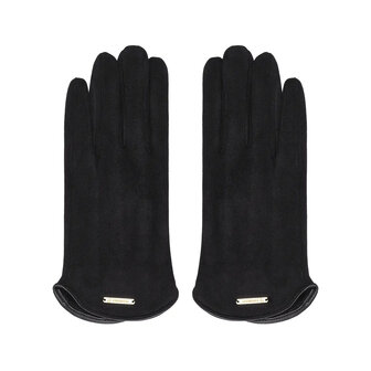 Soft women&#039;s gloves Heat|Black|Warm gloves|Suede look