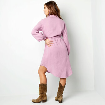 Musthave dress Love|Lilac purple|100% cotton