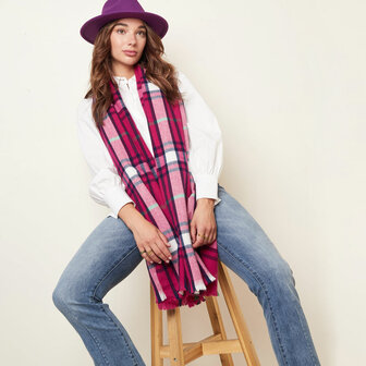 Soft woman&#039;s scarf Cute Checks|Checkered|Winter shawl