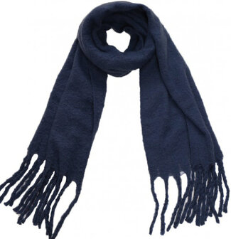 Warme damessjaal Between|Donkerblauw|Wintersjaal
