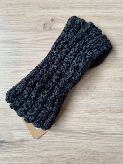 Head band Soft &#039;n Cute|Zwart|Knitted headband