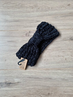 Head band Soft &#039;n Cute|Zwart|Knitted headband