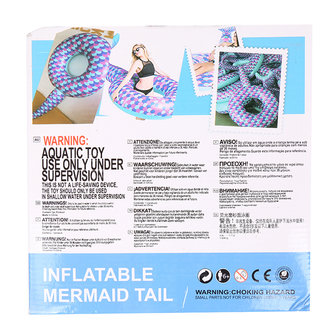 Inflatable Mermaid Love|Opblaasfiguur|zeemeermin|zwemband