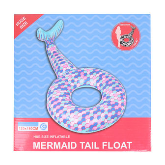 Inflatable Mermaid Love|Opblaasfiguur|zeemeermin|zwemband