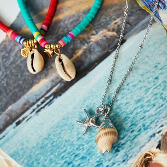 Musthave ketting Sea Life|Zilver|Schelp zeester