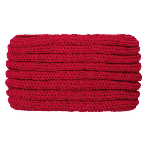 Hoofdband Winter Knot|Rood|Gebreide haarband|Warme hoofdband haarband