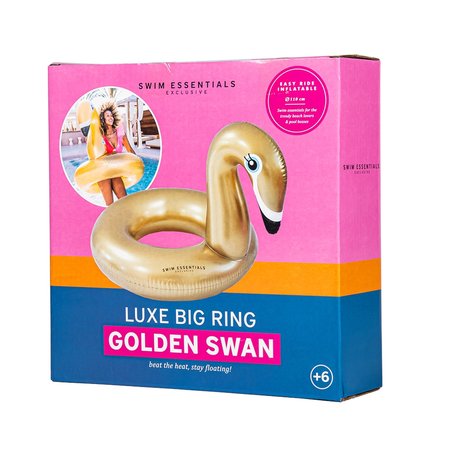 Swim ring Golden Swan|Water toys|Pool Float