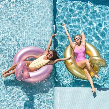 Swim ring Golden Swan|Water toys|Pool Float