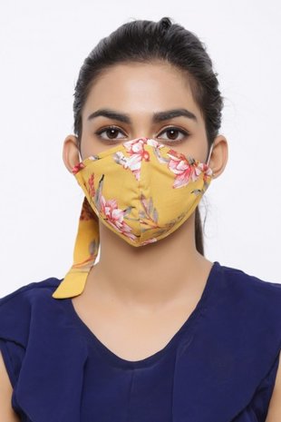 Teen face mask & scrunchie set Cutie|Fabric mouth mask|Reusable Lavable