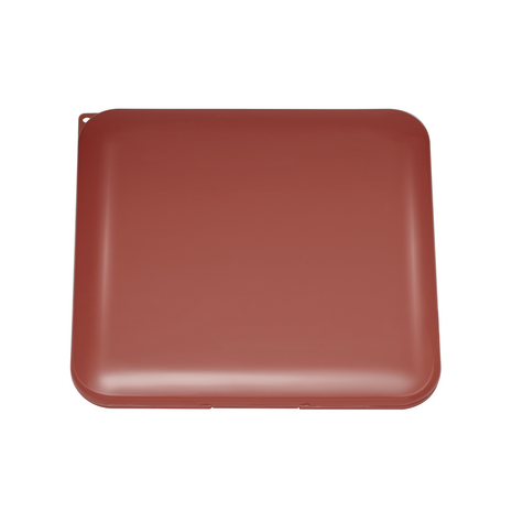 Face mask case Handy|Mouth mask storage box|Red brown