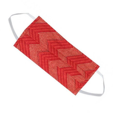 Red washable face mask basic|Fabric mouth mask|Reusable Lavable