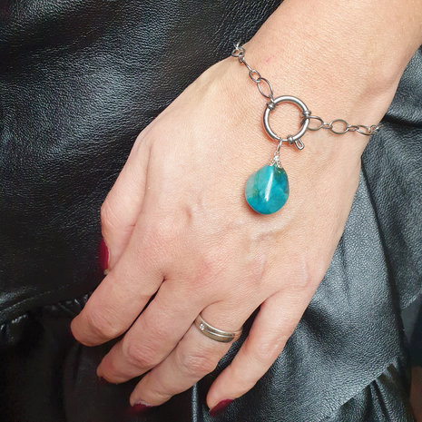 Bead bracelet Quantum Quattro|Gemstone Jewellery|Master healer crystal