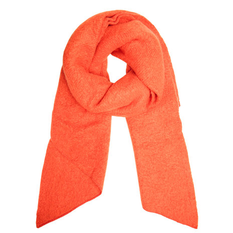 Warme dames sjaal Comfy Winter|Oranje effen shawl