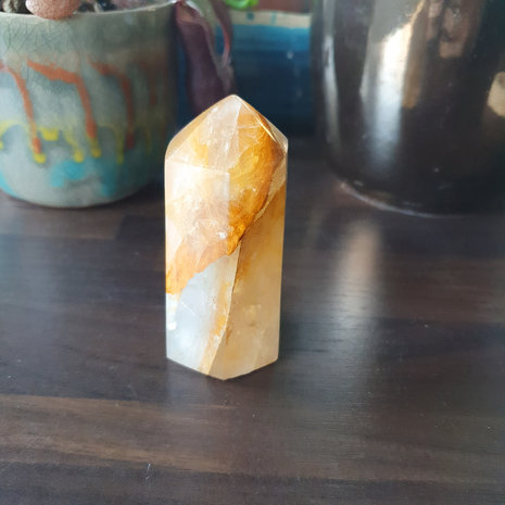Golden Healer Punt|Geslepen edelsteenpunt|180 - 230 gram|Master Healer
