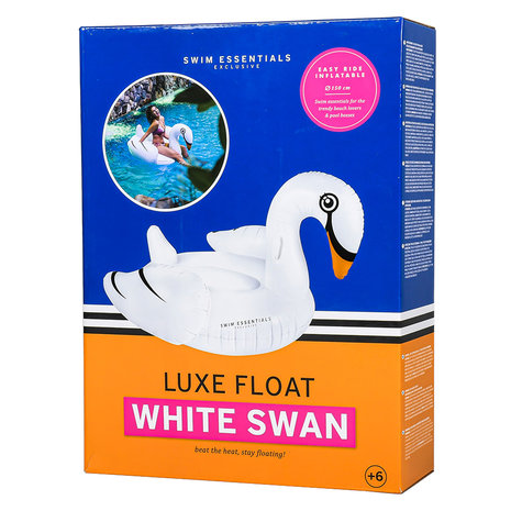 Inflatable White Swan|Inflatable figure|Water toy|Swan Air matress